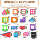 Blocos Magnéticos de Montar Infantil – Kit 38 ou 120 Peças