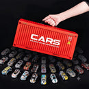 Kit 48 Carrinhos de Metal de Fricção com Maleta Container e Pista